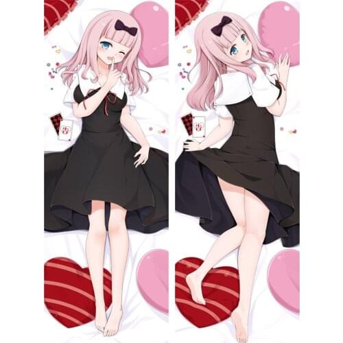2019-March Anime Kaguya-sama: Love Is War Shinomiya Fujiwara Chika Dakimakura body Pillow case cover Hugging Body Pillow Cover