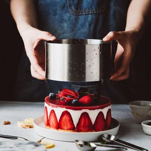 304 Stainless steel with Musiquan 4 "6" 8 "square round Tiramisu cheesecake mold