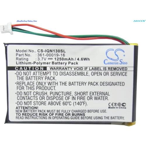 Cameron Sino 1250mAh GPS, Navigator Battery for Garmin Nuvi 1300, 1340T Pro, 1350, 1350T, 1370, 1370T, 1375T, 1390, 1390T, 1490