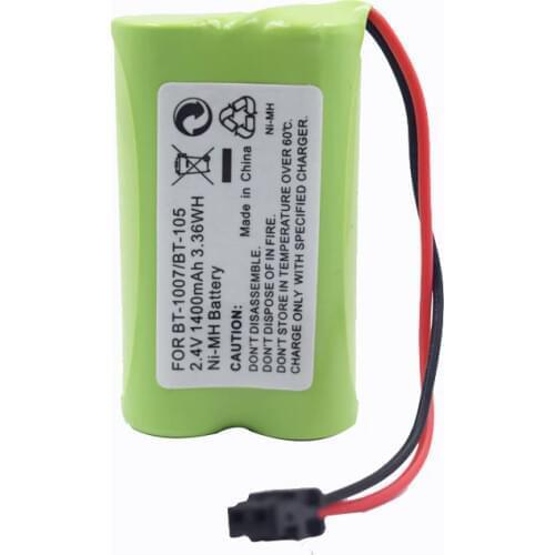 PALO Ni-MH 1400mAh 2.4V AA Rechargeable BT-1007 BT-1015 Cordless Phone Battery For Uniden BT904, BP904, BT1007, BT1015