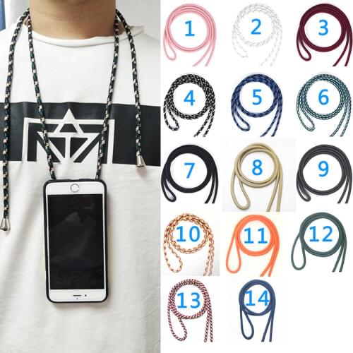 Cover for Samsung Galaxy A10 10S 10E A20 20E A30 A40 A50 A60 A70 S A80 A90 Lanyard Necklace Shoulder Neck Strap Rope Phone Case