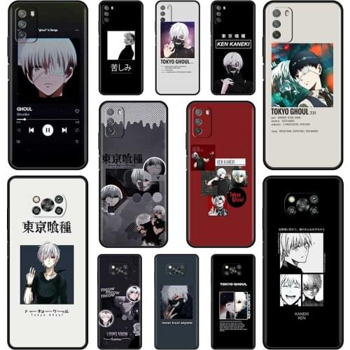 Tokyo Ghoul Trendy Anime Soft Pnone Case For Xiaomi Poco X3 NFC Pocophone F1 M3 Pro 5G F3 Back Cover For Redmi Note 9S 9 8 Pro