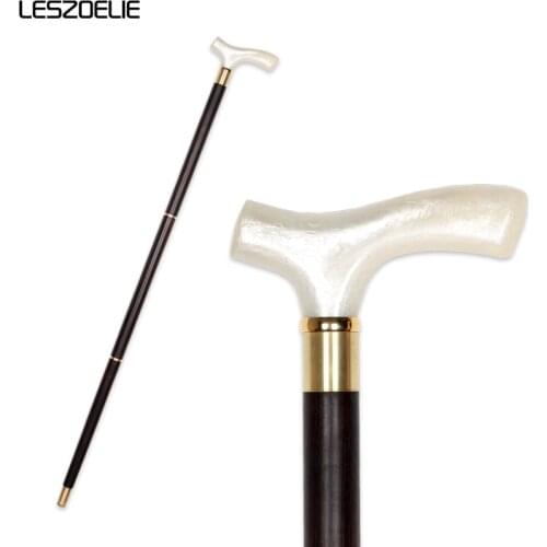 8 Styles Resin Handle Wooden Walking Stick Man Luxury Decorative Cane Women Fashion Elegant Walking Stick Vintage Walking Canes