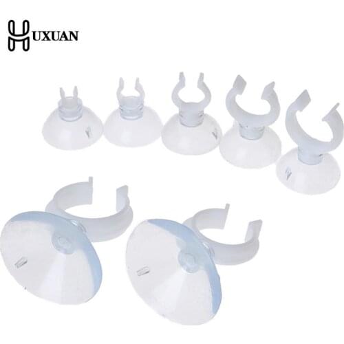 10Pcs Aquarium Fish Tank Suction Cup Sucker Holders For Air Line Tube Hose Pump