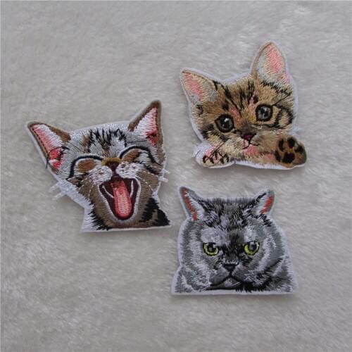 Cheap Wholesale national flag patch hot melt adhesive applique embroidery patches stripes DIY clothing accessory patch C398