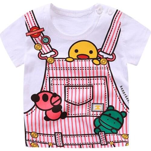 Childrens Wear boy short sleeve T-shirt 2019 new childrens Summer clothes kids cotton Top