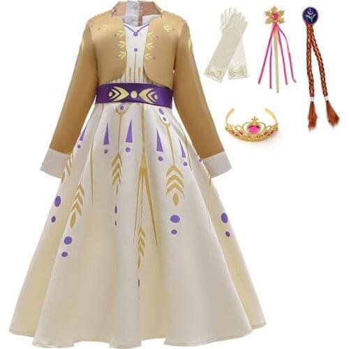 3-12 Years Girls Princess Costume Dresses Children Carnival Halloween Cosplay Party Fantasy Princess Dress Up For Girls