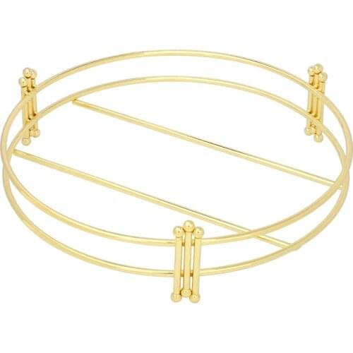 Round Metal Frame for Resin Tray,Large Tray Frame for Agate Platter Mold, Fruit Tray, Serving Board Frame