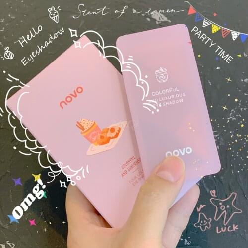 Milk-Tea 4 Colors Eyeshadow Palette Matte Glitter Shimmer Eye Makeup Soft Touch Long Lasting Easy to Wear Facial Contour Pallete