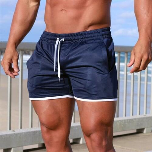 Fashion Men Sporting Beaching Shorts Trousers Bodybuilding Sweatpants Fitness Short Jogger Casual Gyms Men Shorts