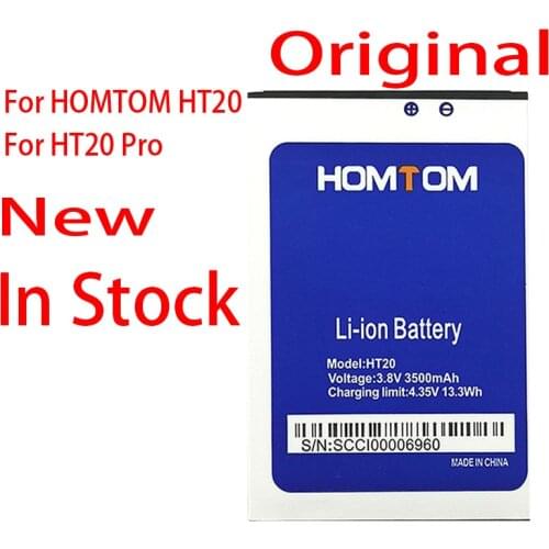 New Original 3500mAh Battery For HOMTOM HT20 / HT20 PRO Smart Mobile phone High Quality In Stock With Tracking Number