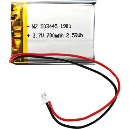 Octelect 503445-700mah beauty eye instrument beauty instrument facial massager 3.7v rechargeable polymer lithium battery