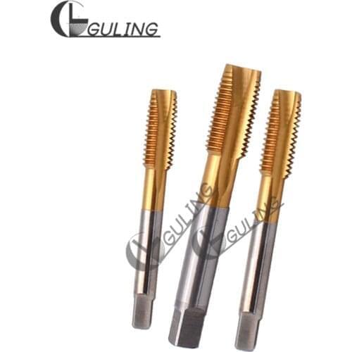 HSSE Metric Long Shank 80MM 100MM 150MM With Tin Spiral Pointed tap M2 M2.5 M3 M3.5 M4 M5 M6 M8 M10 M12 X0.5 X1 Machine Taps