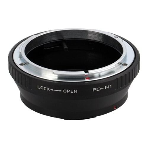 Pixco Lens Mount Adapter Ring for Canon FD Lens to Nikon 1 Mount Camera J5 S2 J4 V3 AW1 S1 J3 J2 J1 V2 V1