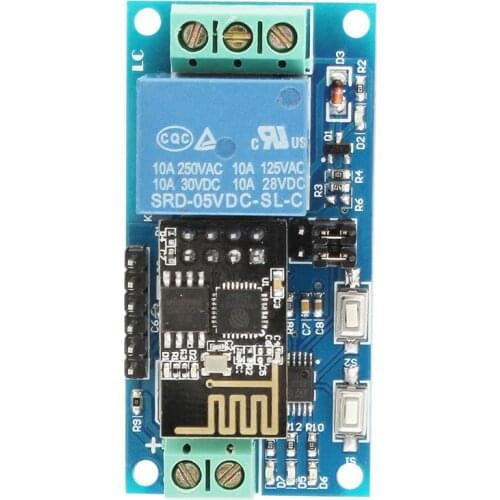 5V ESP8266 WiFi Relay module 1 channel IoT Smart Home for Mobile APP Remote Switch New STM8S003 ESP-01