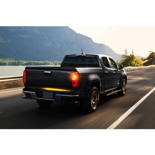 60 Inch Triple Row Truck Tailgate Led Strip Light Bar With Reverse Brake Turn Signal For Jeep Pickup Suv for Dodge