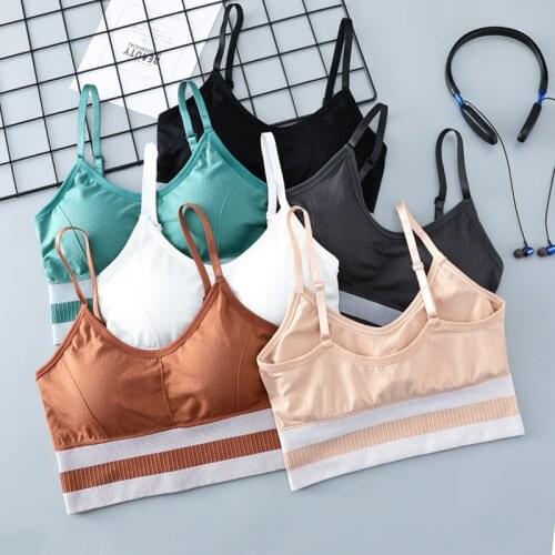 Seamless Splice Yoga Bra Women, Quick Dry Push Up Sports Bra Top, Adjustable Padded Workout Bra, Wireless Fitness Gym Bra