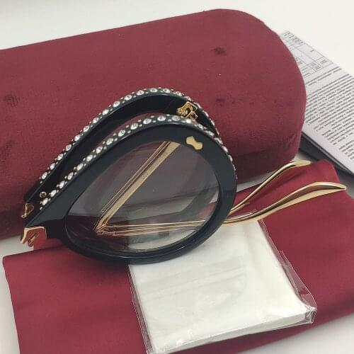 0307 Folding Diamond Acetate Sunglasses Women Brand Designer Sunglasses Black Women Glasses Fashion Brand Sunglasses For Women