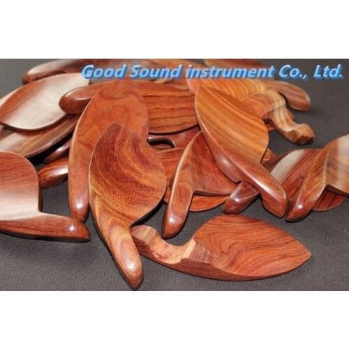 Great 10pcs natural rosewood violin chinrest 4/4,violin parts