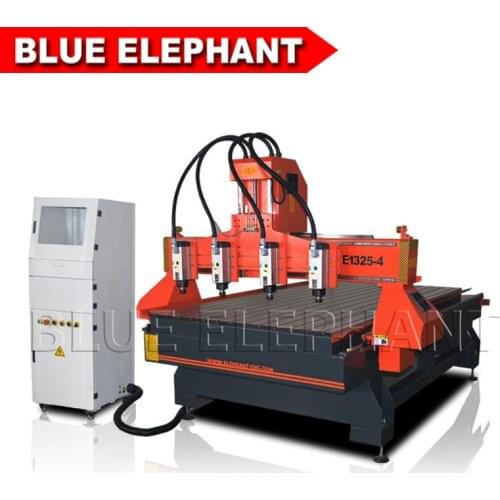 1325 Cnc Router Multi Spindles Wood Carving Machine with Four Spindles for Multi Woodworking