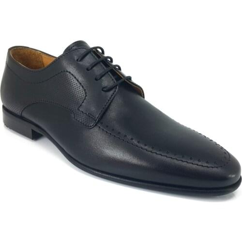 2021 Trend Yeni Sezon Model %100 Deri Ayakkabı İle Kişiye Özel ve Rahat Siyah Libero 3431 Günlük Erkek Ayakkabı