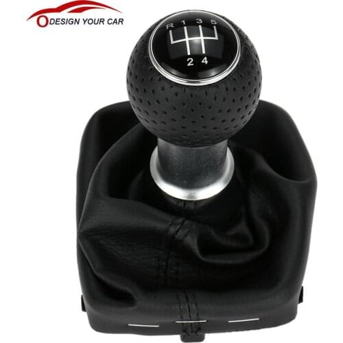5 Speed Dustproof Gear Shift Knob Gear Stick Gaiter Boot Replacement Kit for Audi A3 2000 2001 2002 2003
