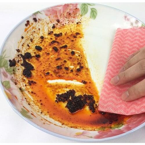 50pcs Kitchen Towels For Dishes Disposable Rag Dish Towel Household Oil absorption Microfiber Cotton Wash Cloth Cleaning Tool