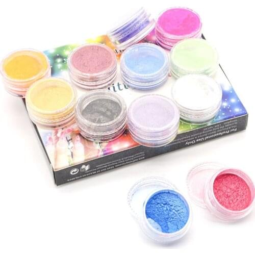 60Pcs Resin Pearl Pigment Mica Powder Glitters Sequains Nail Art Jewelry Making Dropshipping