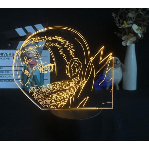 Acrylic 3d Lamp Anime Hunter X Hunter Kulolo for Bedroom Decor Nightlight Birthday Gift Led Color Night Light Manga Hxh Kulolo