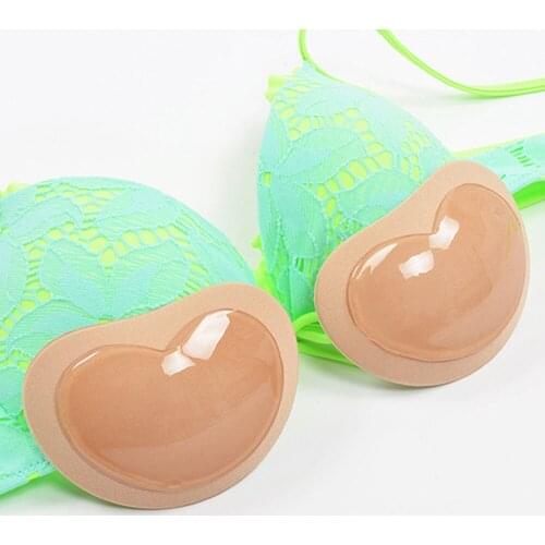 Bikini Set Bikini Small Bust Thicker Breathable Sponge Bra Pad Invisible Chest Pads Bikini Push Up Padded Swimsuit Bikini