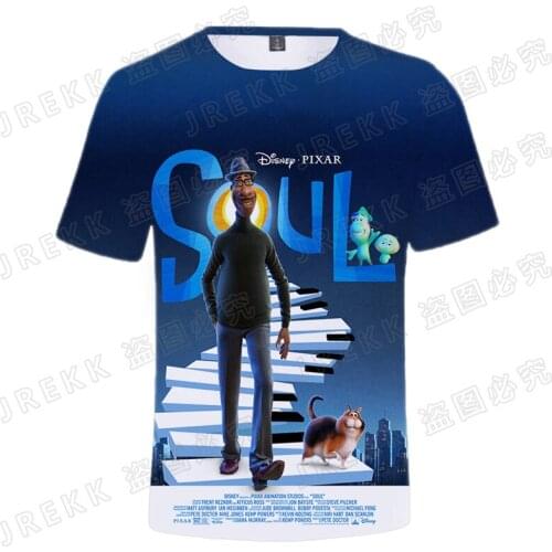 Summer 3D Printed Soul T Shirt Men Women Children Casual Streetwear Short Sleeve Boy Girl Kids Fashion Cool Tops Tee Clothing