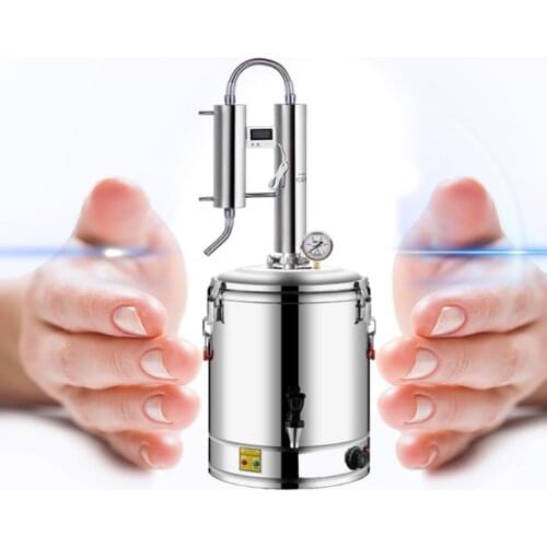 220V 30L/50L Small Wine Distiller Essential Oil Extractor Vodka Brewing Equipment Brewing Machine Pure Dew Distillation Machine