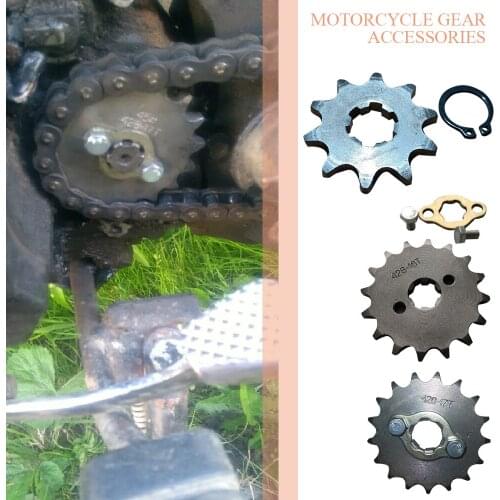 17mm 10T-19T Front Engine Sprocket For KAYO BSE SSR SDG Dirt Pit Bike ATV Quad Go Kart Moped Buggy Scooter Motorcycle