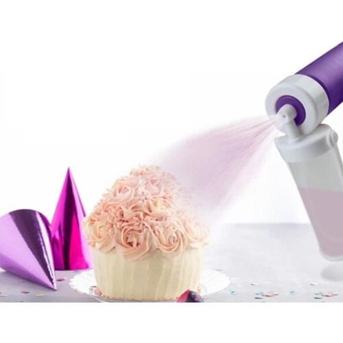 Cake Spray Gun Cake Airbrush Coloring Sprayer Duster Manual Watering Can Cake Decorating Tools Kitchen Baking Tools