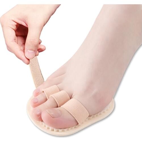 Toe Separator Valgus Bunion Corrector Orthotics Feet Bone Thumb Adjuster Correction Pedicure Sock Straightener Pedifix Toes