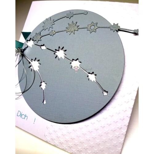 Mmao Crafts Metal Steel Cutting Dies New Star strip decoration Stencil For DIY Scrapbooking Paper/photo Cards Embossing Dies