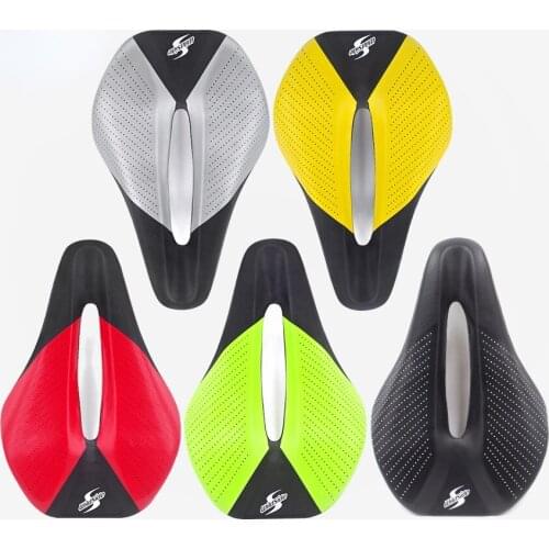 Triathlon Saddle Time Trial TT Saddle Split Nose Cycling Soft Bicycle Seat Men Women Comfortable Racing Road Bike Saddles Parts