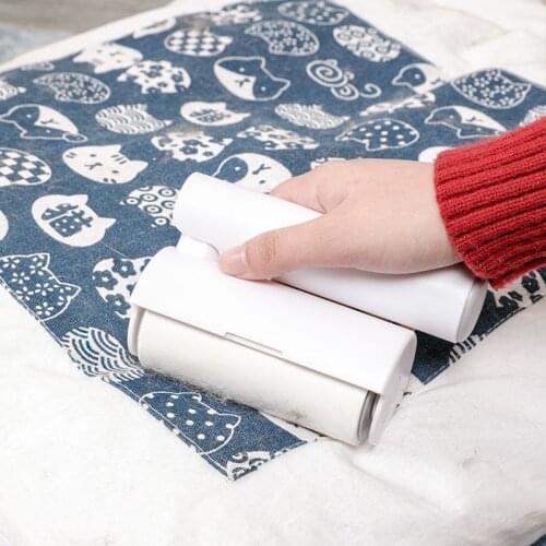 Foldable Pet Hair Sticking Device Portable Dog Cat Hair Remover With Cleaning Roller And Replacement Paper Pet Supplies