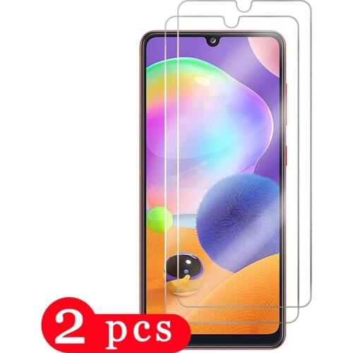 2Pcs tempered glass for Samsung Galaxy A01 A11 A21 A21S A31 A41 A51 A50 A60 A71 A80 A91 phone screen protector protective film