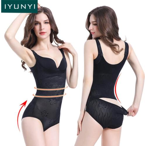 IYUNYI Women Postpartum Recover Slimming Underwear Shaper Bodysuits Shapewear Waist Trainer Corset Girdle Hot sale Fat Burning