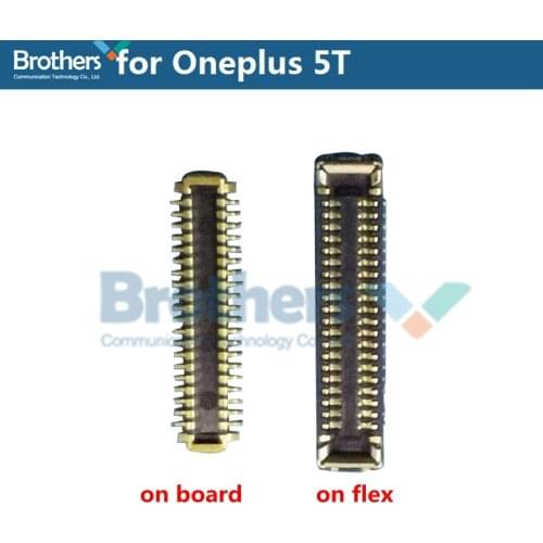 1 Pair USB Charging Dock FPC for Oneplus 5T FPC Connector USB Port Charger Dock Plug Phone Repair Part Replacement Part AAA Test