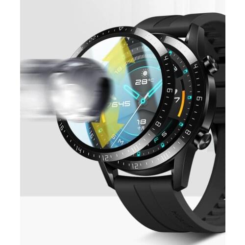 2PCS Soft Glass Protective Film Cover For Huawei Watch GT 2 Pro Honor Magic 2 42MM 46MM GT2E Smartwatch Full Screen Protector