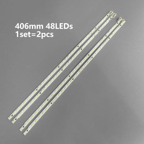 4pcs 48Lamp 406mm LED backlight Strip For V650D1-KS1-TLEM2/TREM2 for LED65X8100DE