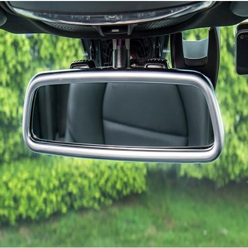 Car Styling For Mercedes W205 X253 W166 S205 C205 A205 C253 Interior Mirror Rearview Cover Trim Accessory