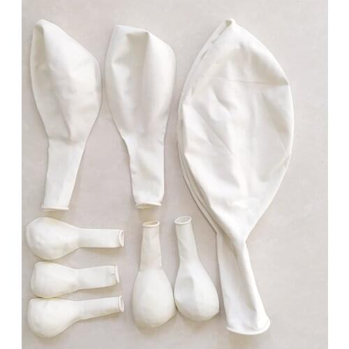 2-36Inch White Latex Balloons Happy Birthday Balloon Valentines Day Wedding Decoration Inflatable Helium Balloon Bride Balloon