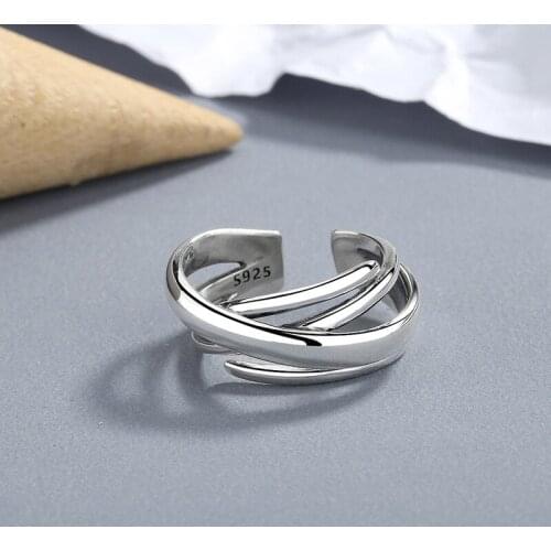 Bohemian Charm Boho Chains Rings For Women Lover Wedding Bridal Valentines Gifts Men Open Retro Antique Rings