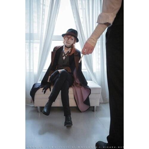 Bungo Stray Dogs Maffia Nakahara Chuya Cosplay Custom Costume 11