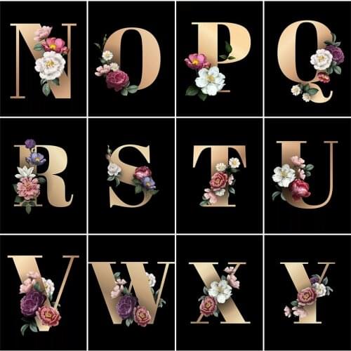 EverShine DIY Diamond Painting Text Mosaic Diamond Embroidery Letter Full Square Rhinestones Cross Stitch 5D Handmade Gift