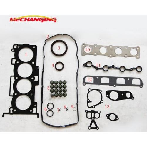 G4KC FOR HYUNDAI SONATA V (NF) 2.4L Automotive Spare Parts Overhaul Package Full Set Engine Gasket 20910-25B00 50256800