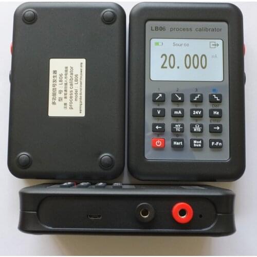 LB06 Resistance Current Voltmeter Signal Generator Source Process Calibrator 4-20mA/0-10V/mV LCD Display